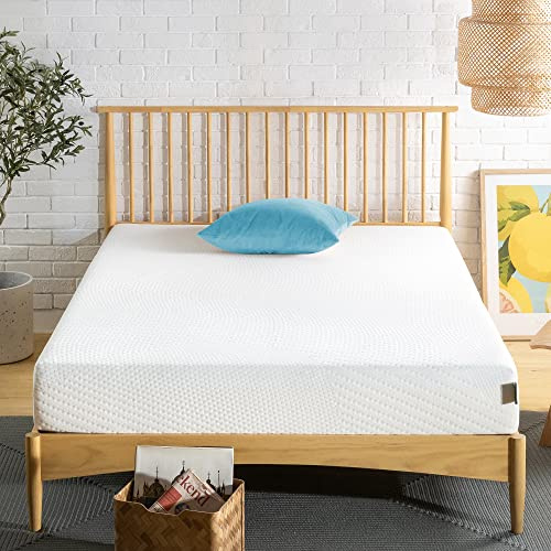 Zinus Colchón de Espuma viscoelástica con té Verde Essential | Adaptable de 7 Zonas | 150 x 190 cm | Altura de 20 cm | Asequible | Oeko-Tex