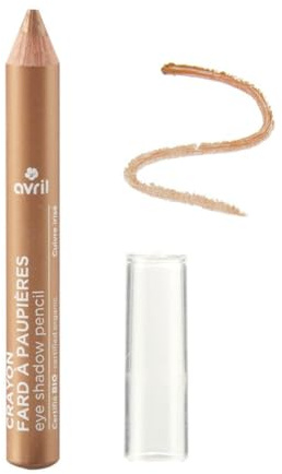 Avril - Bio-Lidschattenstift – angereichert mit Bio-Rizinusöl und Bio-Bienenwachs – 100% natürlicher Herkunft – hergestellt in Frankreich – Durchmesser 10,6 mm