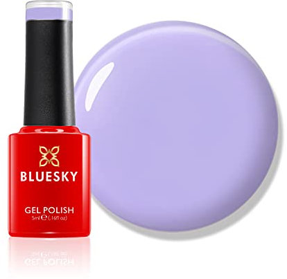 Bluesky Gel Nail Polish, Pastel Dreams, Purpe to Nibble - LPD10. Pastel Gel Polish, Lilac, Purple, Long Lasting, Chip Resistant, 5ml (Requires Drying Under UV or LED Lamp)
