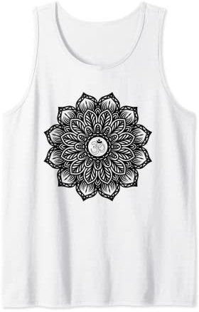 Mandala Sacred Geometrie Prana Art Yoga Mantra Om Design Tank Top
