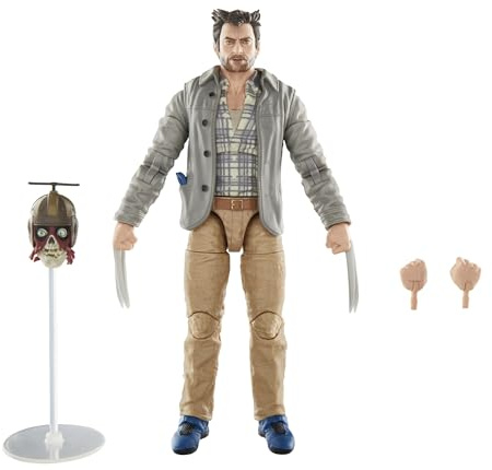 Marvel Legends Series Headpool mit Marvel’s Logan, Deadpool & Wolverine Action-Sammelfigur (Skala 15 cm) für Erwachsene | 20 Pluspunkte, alternative Hände und Ständer, Fensterbox, ab 14 Jahren