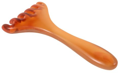 minkissy Ergonomischer Massagekamm für Kopfhaut aus Kunstharz mit Beruhigender Wirkung Vielseitig Einsetzbar zur Kopf und Spa Massage für Männer