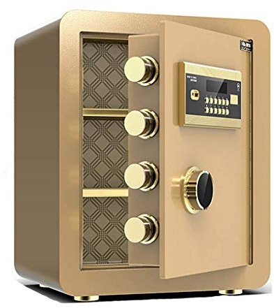 Home safes Sicherheitstresor mit Zahlenschloss, mechanisch, SafeHome, Ganzstahl, 45 cm, Diebstahlsicher, Büro, Sicherheitsschrank für Zuhause, feuerfest Hidden Safe