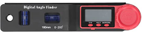 Mini-Digital-Winkelmesser, Lineal, Winkelmesser, Blaue Blasen, LCD-Messschieber, Holzbearbeitung, 2 in 1 für Enthusiasten