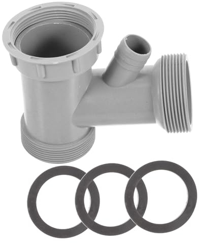 Didiseaon Adaptateur de Tuyau D'évacuation D'évier la Cuisine 4 Voies Anti-odeurs V-bend Connecteur Double Bac Pvc Résistante Usage Évier Usage Domestique