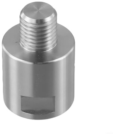 DAZZLEEX Adaptateur de mandrin de tour pour le travail du bois, filetage interne 2,5 cm x 12 TPI, filetage extérieur 2,5 cm x 8TPI pour accessoires de tour, mandrins, panneaux, outils