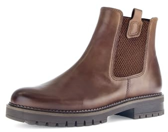 Gabor Damen Chelsea Boots, Frauen Stiefeletten,Komfortable Mehrweite (H),Booties,halbstiefel,Kurzstiefel,Camel/EF (Micro),39 EU / 6 UK