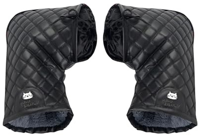 Guanti da manubrio invernali – Manicotti impermeabili antivento, Coperte termiche da equitazione | Guanti senza dita da esterno per uomo e donna, perfetti per il ciclismo con freddo, l'escursion