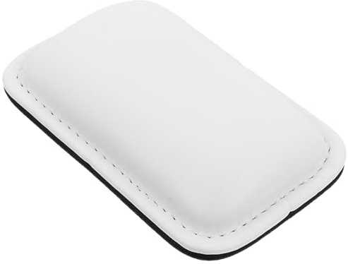 OATIPHO Leder Handgelenkauflage Maus Handgelenkstütze Ellbogenauflage Tastatur Unterlage Ergonomisch Weiß Tragbar