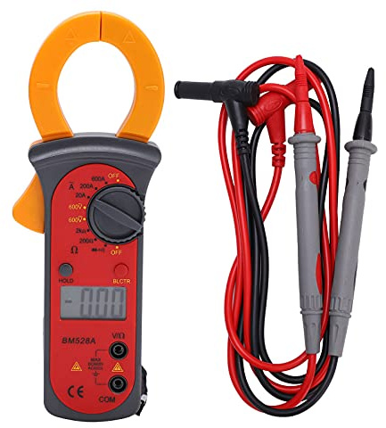 BM528A Klämmätare Digital multimeter 600A 600V Spänningsströmtestare Bärbar LCD-skärm för industrihem Elektrisk testning ABS-material