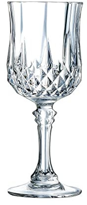 Creatable, 14442, Longchamp ECLAT, White Wine Glass 17 cl 6 Pieces Copa de Vino, 6 Unidad (Paquete de 1), 6