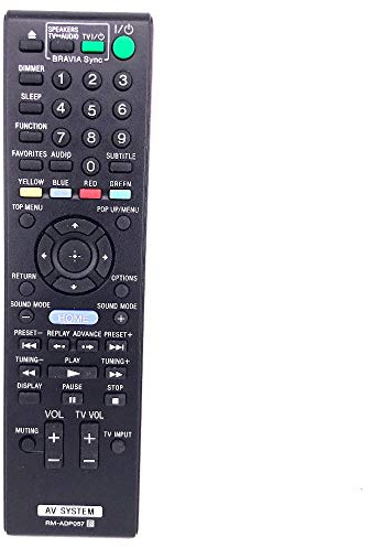 VINABTY RM-ADP057 Fernbedienung für Sony BDV-E280 BDV-T28 BDV-E880 BDV-E380 BDV-E880 BDV-E880 BDV-E980 Blu-ray Disc/DVD Heimkino-System