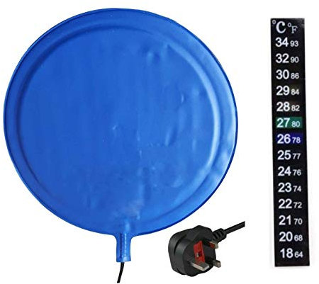 TopBrewing™ Heat Pad Mat Pro with Variable Adjustable Temperature Control & Thermometer ✰ Perfect for Heated Brewing Fermenting Home Brew Beer Wine Cider and Kombucha Fermentation☆ Free Thermometer ☆