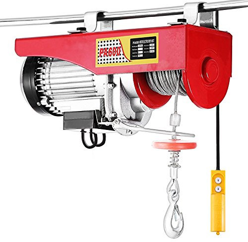 Elektrisches Hebezeug, 800 kg, Seilhebezug, 230 V, 12 m, automatisch für die Installation von Ausrüstung, Hubelementen, mechanischer Traktion