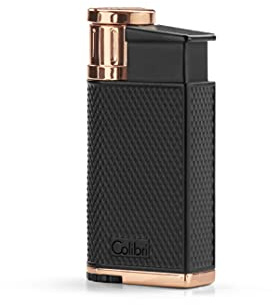 Colibri Evo Sturmfeuerzeug Mit Jet Flamme | Zigarren Und Zigaretten Feuerzeug | Windbeständig | Funktioniert Mit Butan (Nicht Im Lieferumfang Enthalten) | Elegante Geschenkbox | Zwei Jahre Garantie