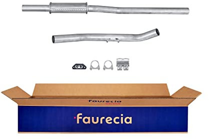 HELLA 8LC 366 025-541 Mittelschalldämpfer - Easy2Fit® Kit - mitte - zweiteilig - Set mit Anbauteilen - für u.a. RENAULT 11