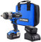Hyundai 20V 350Nm Li-Ion Cordless Impact Wrench, 4.0Ah Battery, Fast Charger, in-Built Led Light, Includes Accessory kit and Power Tool Bag, 3 Year Warranty