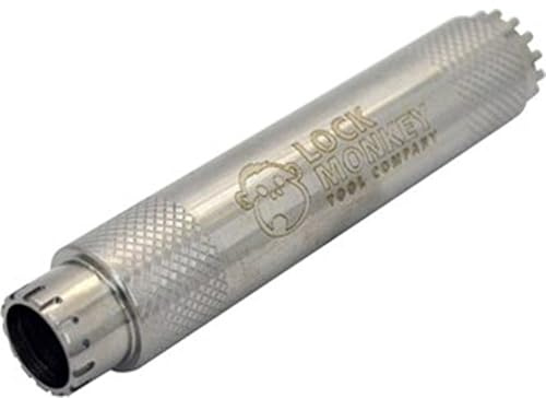 Lock Monkey Hollow Stainless Steel Lock Cylinder Cap Removal Tool For Disassembly, Rekeying, And Maintenance Of Locks For Locksmith And Home Improvement