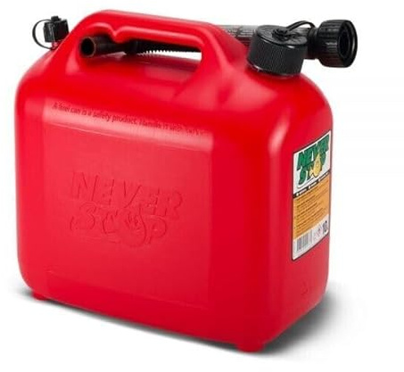 Never Stop Petrol Can 10L Red