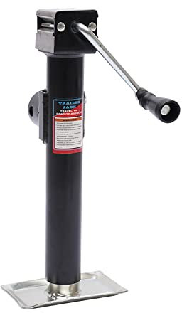 LUNICASHA Anhänger Abstellstützen Set, Anhängerstütze Stützfuß Set, Schwenkstütze Anhänger, Stütze Kurbelstütze für Anhänger PKW Bis 1000KG