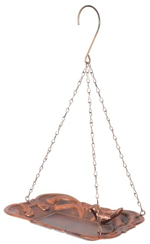 CAXUSD Eisen Vogelfutterspender Für Außenbereich Hängender Dekorativer Futterspender Für Vögel Langlebig Und Leicht Zu Reinigen Für Garten Und Terrasse