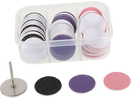 Pediküre Schleifscheiben für Füße 1 Schachtel 80 150 240 | Sandpapier Pads, Kompatibel mit Elektrischen Hornhautentfernern, Leicht Montierbar, für Fersen und Zuhause