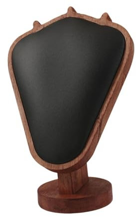 kowaku Halskettenständer, Schmuck-Organizer, Halskettenkette, Schmuckbüste, Halsketten-Mannequin für Schreibtisch, Tisch, Juweliergeschäft, Schwarz