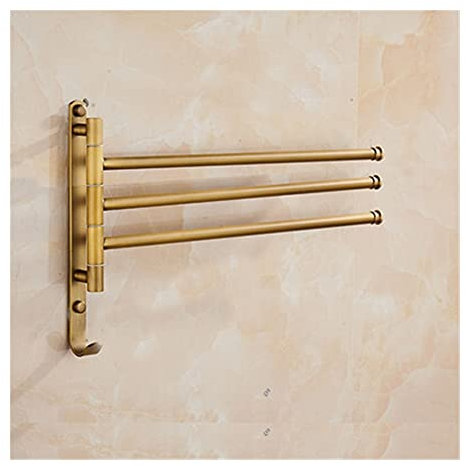 DKRAHRJJ Handtuchständer, Badetuchstangen Aus Messing, Handtuchhalter Fürs Badezimmer, Badetuchständer/Three Bars B