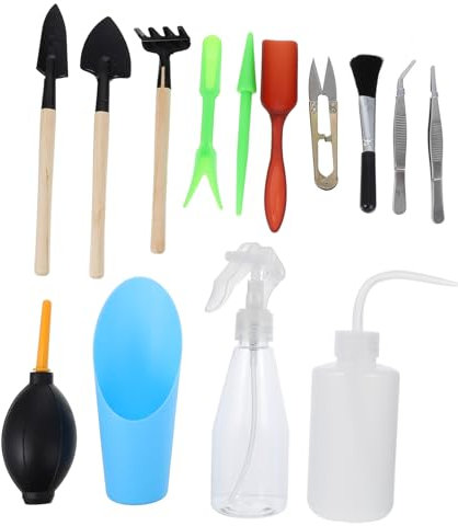 WEKADRIN 1ensemble Outils De Jardinage Multifonctionnels Kit Complet pour Transplantation Et Plantation De Plantes Succulentes pour Intérieur Et Extérieur