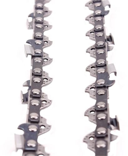 QUNFD Cadena de Motosierra de cincel Semi-Afilada de 14 Pulgadas, 3/8 LP-1,3 mm-50 eslabones de transmisión, Apta for carpintería Stihl MS180
