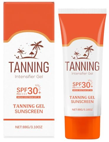 Gel Autobronceador | Bronceador Facial 88g | Gel Intensificador No Graso De Absorción Rápida Con Protector Solar
