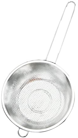 VICASKY Scolapasta in Acciaio Inossidabile Multifunzionale per Lavaggio e Sgocciolatura Frutta e Design Poroso per Drenaggio Rapido e Durata Prolungata