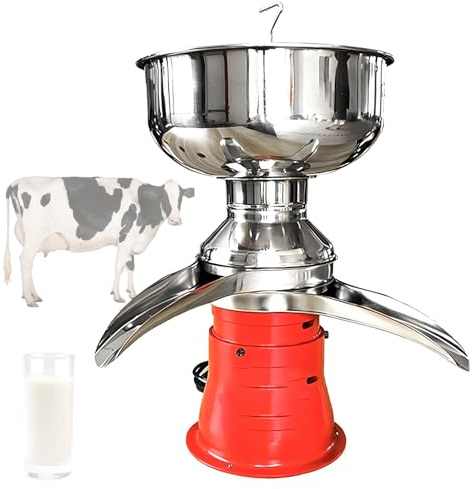 Feiphla Separatore Centrifugo per Crema di Latte, Centrifuga per Burro da Cucina con Separatore di Panna Elettrico,per Latte Vaccino, Ovino Caprino, Scrematrice