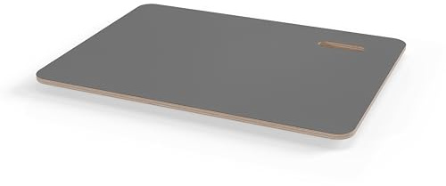 Camptools Euroboxdeckel aus Holz Birke Multiplex Deckel für Eurokiste – passgenau und stabil, in verschiedenen Größen und Farben (Silbergrau, Klein (40 x 30 cm))