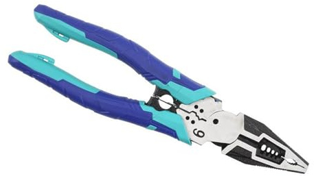 Durabilidad pelacables de aleación de acero multifuncional, alicates de crimpado para mantenimiento e instalación eléctrica, alicates de alambre