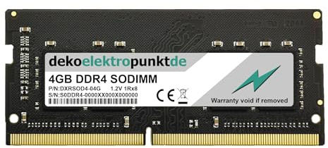 dekoelektropunktde 4GB RAM Speicher passend für Synology Diskstation DS224+ DDR4 SO-DIMM PC4