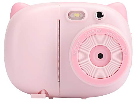 BONKZEBU Cámara Instantánea de Alta Definición para Niños con Impresión Divertida para Fotografía de Niños, 15 MP/8 MP/impresión, Tamaño Compacto, para/fotógrafos Jóvenes, Material ABS