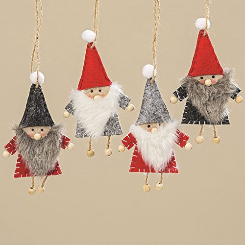 BOLTZE Wichtel Hänger L ca.17 cm Wichtelgeschenk Geschenkanhänger 4 er Set