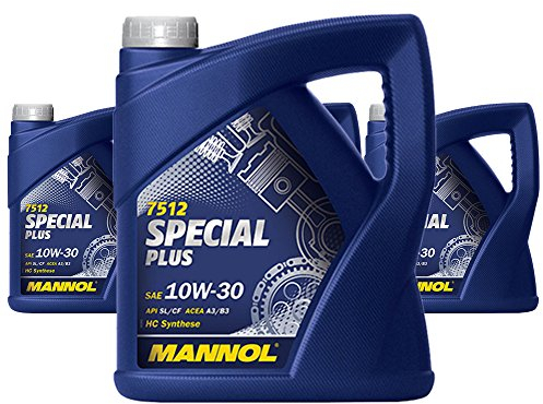 MANNOL 4 * 5 Liter, 7512 Special Plus 10W-30 API SL/CF