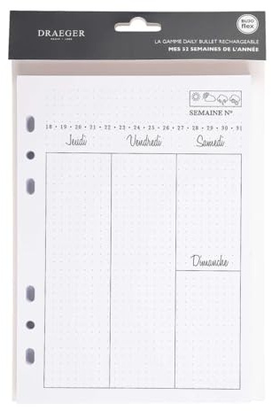 Toga Nachfüllseiten Bullet Journal, mehrfarbig, OneSize
