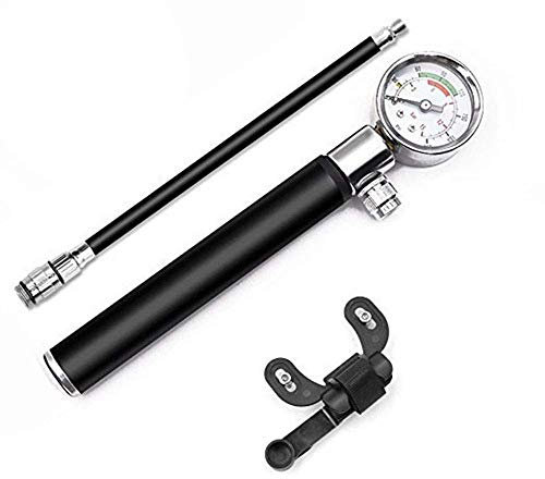 Mini-Fahrradpumpe Fahrradreifen Druckluftpumpe Wasserdichter Handaufblasgerät für Presta- und Schrader-Ventil, schnelles Aufpumpen für Straße, Berg, BMX