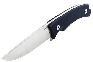 Mr. Blade Bushkraft Messer — Slavia Satin — Exklusives Outdoormesser mit Kydexscheide