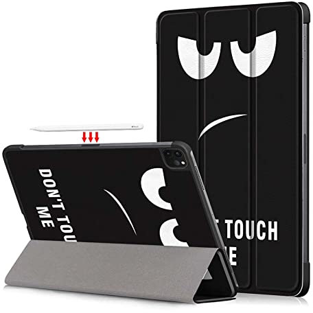 GMUJIAO Custodia Compatibile con Apple iPad PRO 11 (2022) 11inch,Custodia per Telefono in Pelle PU Ultrasottile con Funzione di Supporto con Tre Supporti Pieghevoli-Grandi Occhi