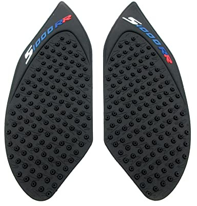 FEMEIN Für BMW S1000RR S1000R HP4 RR 2009 2010 2011 2012 2013 2014 2015 2016 2017 2018 Motorrad Tankpad Schutz Aufkleber Gas Kniegriff Tank Traction Pad 3M (Color : Black A)
