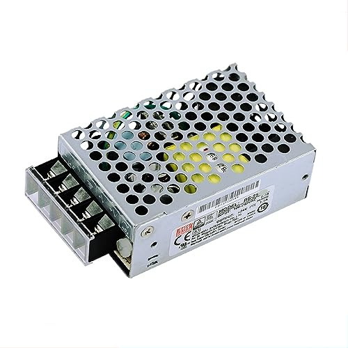 MEAN WELL RS 25 W 48 V 0,57 A Alimentation à découpage, sortie unique AC/DC RS-25-48 Transformateur de pilote d'alimentation pour chemins de fer, industriels, systèmes de communication ou de données
