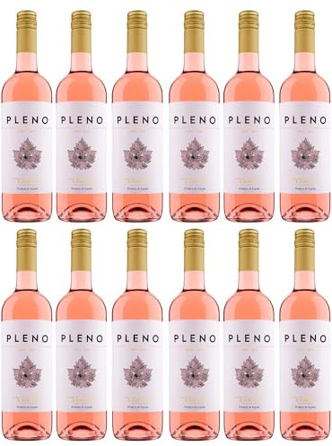 Bodegas Agronavarra Pleno Rosado Semi-Dry Halbtrocken Roséwein Vegan Spanien inkl. FeinWert E-Book (12 x 0,75 l)