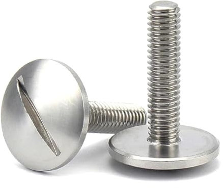 M2,5 M2 M3 M4 M5 M6 Ein-Wort-Schlitz Große Flachkopf-Schlitzschraube Edelstahl Flachrundkopfschraube 2St, 2Stk, M4x25mm