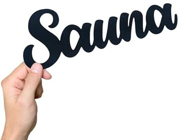 Sauna Door Sign - Spa Decorative Sign - Wellness Sign - Door or Wall - Wall Decoration - Gnome Gift - Sauna World - Sauna Accessories - Wellness Decoration - Sauna Barrel Decoration - Plastic Wall