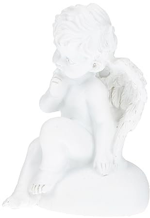 GARVALON 1stück Resin Cherub Angel Statue Dekorative Engel Figur Für Schreibtisch Und Ästhetisches Für Wohnzimmer Schlafzimmer Und Büro Kunstharz Engel Schmuck