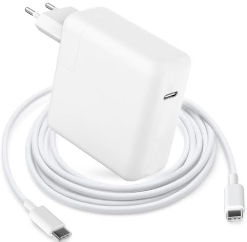 Chargeur Rapide USB C 96W,Adaptateur Secteur Type-C pour MacBook Pro 16/15/14/13 Pouces, iPad Pro 12.9/11 Pouces, Lenovo,Fonctionne avec Tous Les Périphériques USB C,avec câble Type-C vers C 2M